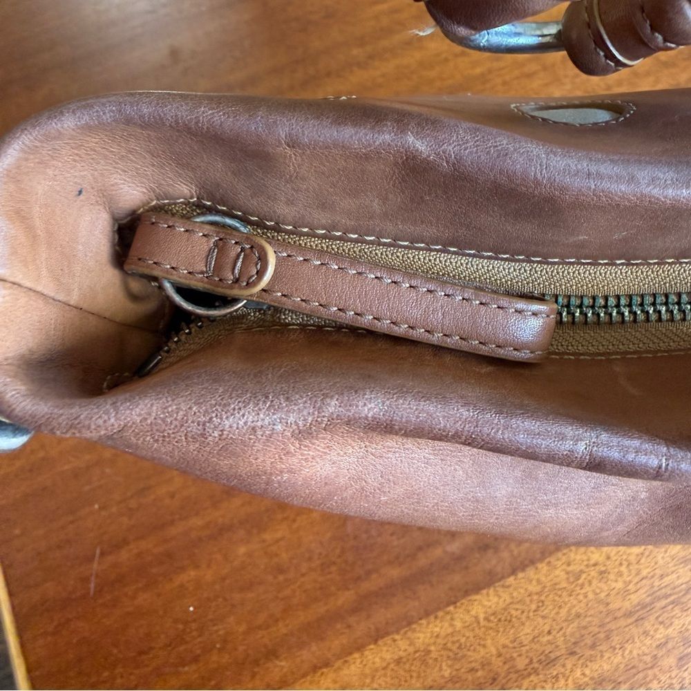 Vintage Rare Coach Leather Polka Dot Patchwork Shoulder Bag Silver Hardware - Picture 6 of 15